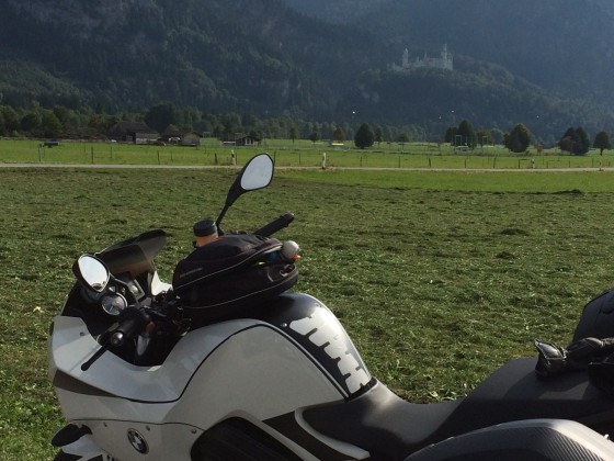 Schwangau letzter Blick auf Schloß Neuschwanstein